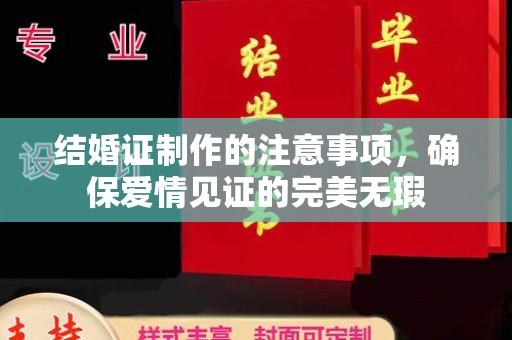 南港结婚证制作的注意事项，确保爱情见证的完美无瑕