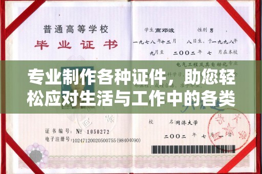 南港专业制作各种证件，助您轻松应对生活与工作中的各类需求