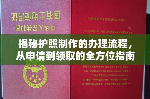南港揭秘护照制作的办理流程，从申请到领取的全方位指南