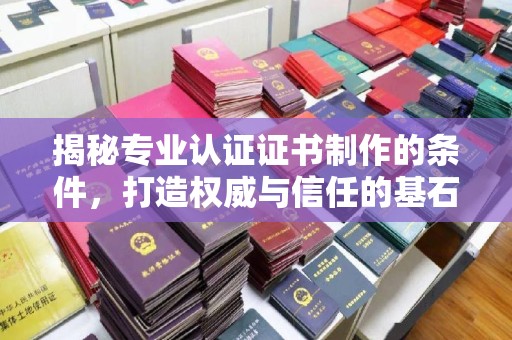 南港揭秘专业认证证书制作的条件，打造权威与信任的基石