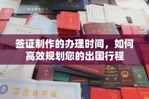 南港签证制作的办理时间，如何高效规划您的出国行程