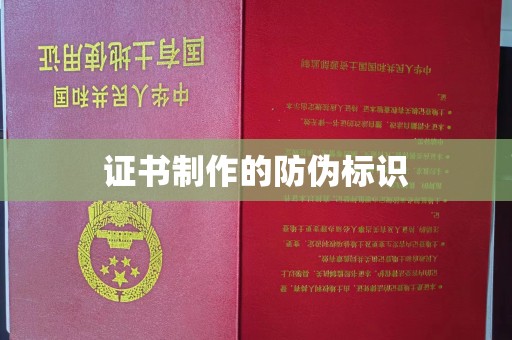 南港证书制作的防伪标识